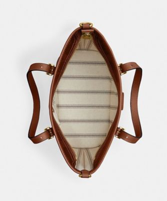 タクシー トート バッグ 21・シグネチャー キャンバス | COACH